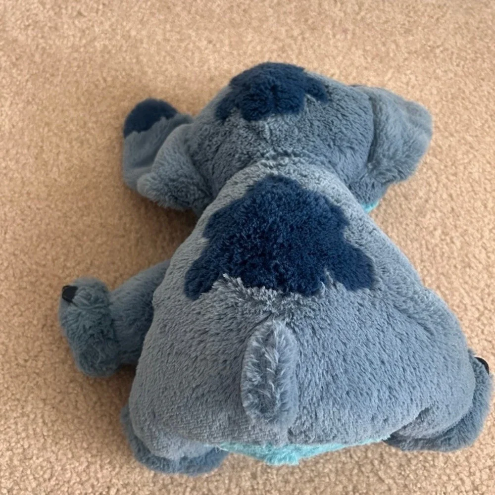 Disney‎ Lilo & Stitch Plush Stuffed Animal Blue Purple Alien 14 inch